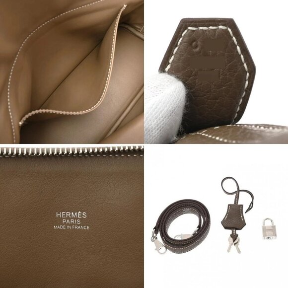HERMES Bored 31 2WAY Etoupe hand bag - Picture 9 of 12